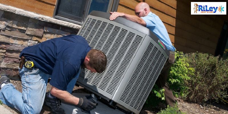 installing HVAC system